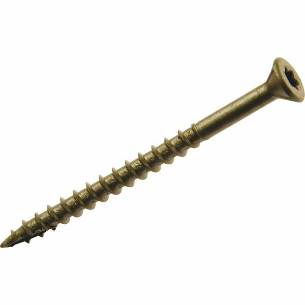 All-Source #9 x 3 In. Gold Star Bugle-Head Wood Exterior Screw 1 LB. 758437